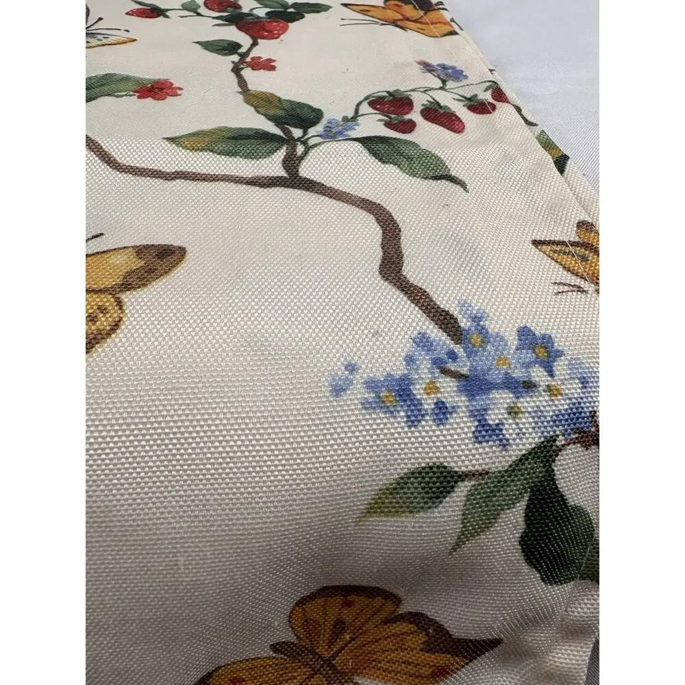Fabric Polyester Tablecloth 60X100” Floral Garden Fruit